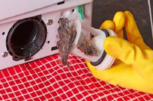 تمیز کردن فیلتر ماشین لباسشویی
