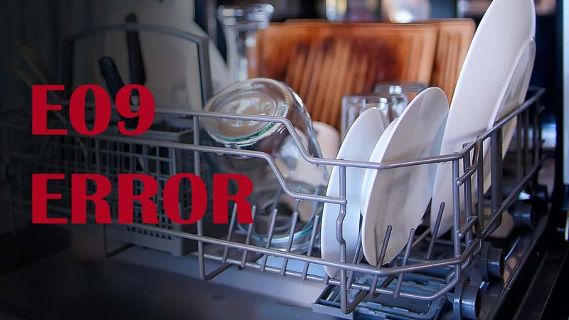 عیب یابی ارور E9 در ماشین ظرفشویی بوش